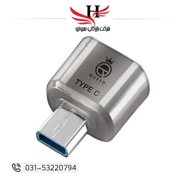 فلش مموری 64 گیگابایت کوئین با بدنه مستحکم و طراحی استاندارد، مناسب برای ذخیره‌سازی انواع فایل‌ها